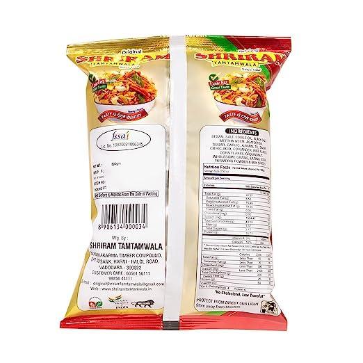 SHRIRAM TAMTAMWALA SHRIRAM TAMTAMWALA (Original) Delicious Tamtam Regular Mixture Vadodara Tamtam Mix Namkeen 500gm (Pack Of - 4)