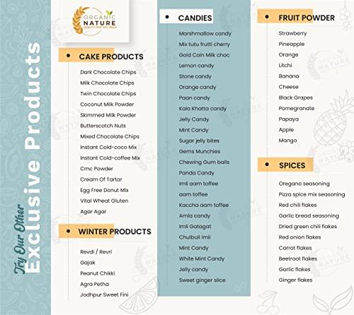 ORGANIC NATURE Organic Nature Baking Soda | Uses for Cleaning Face Skin Teeth Whitening Cooking Eating (Jar Pack) (250 Grams (Pack of 1 of 250 Grams))