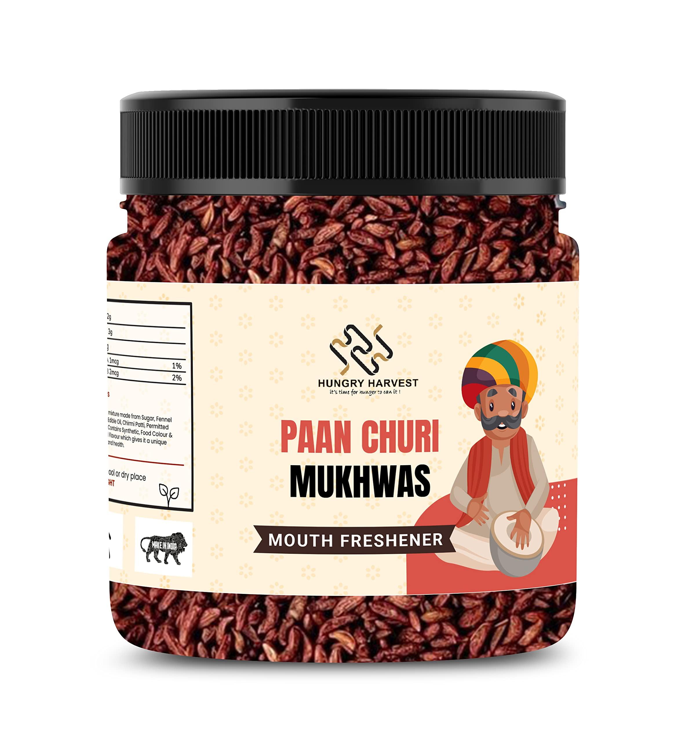 Hungry Harvest Hungry Harvest Paan Churi Mukhwas, [Mouth Freshener, Digestive, After-Meal Snack] [Jar Pack] (300 Grams (Pack of 1 of 300 Grams))