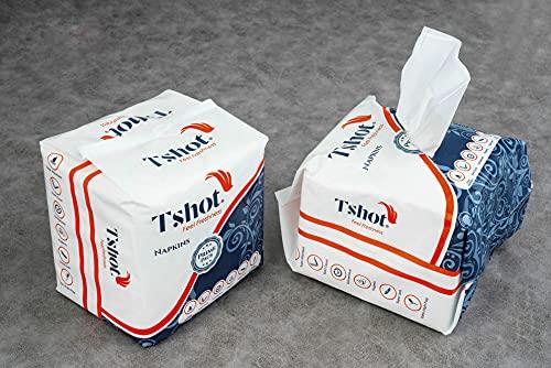 Tshot Tshot PRIME PACK Soft Tissue Paper Napkin ( Tissue Paper- 100) (Pack of 4)