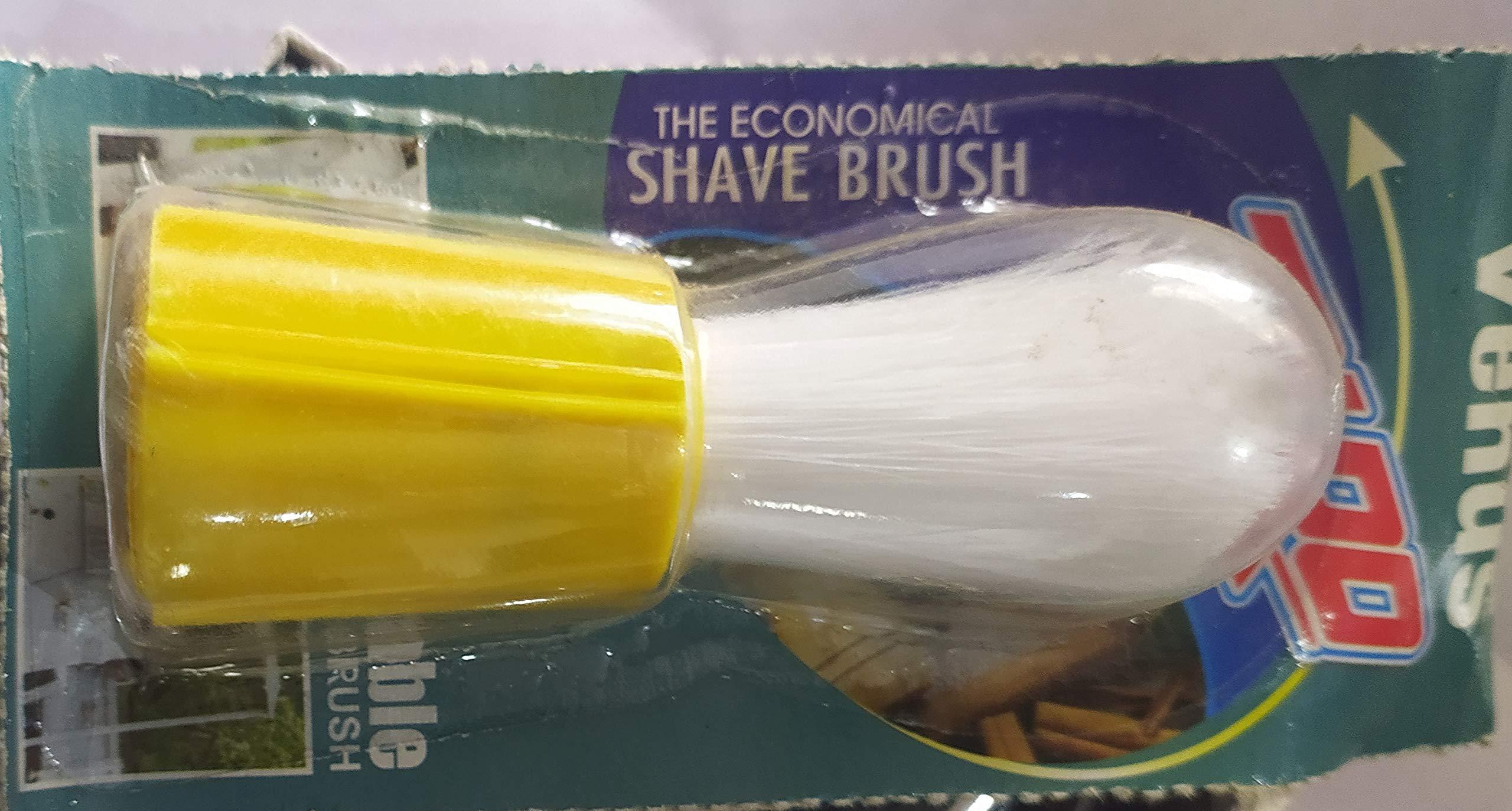 Generic PSJS Combo pack of Gilletin safety shaving razor for clean & smooth shave set of 3pcs in silver colour along with 1piece shaving brush