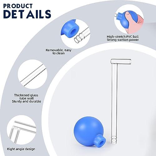 TOTOKA Tonsil Stone Remover Vacuum Kit Manual Style Cleaner Removal Tonsil stone remover vacuum Suitable for Oral Cleaning Oral Care Blue 1Pcs