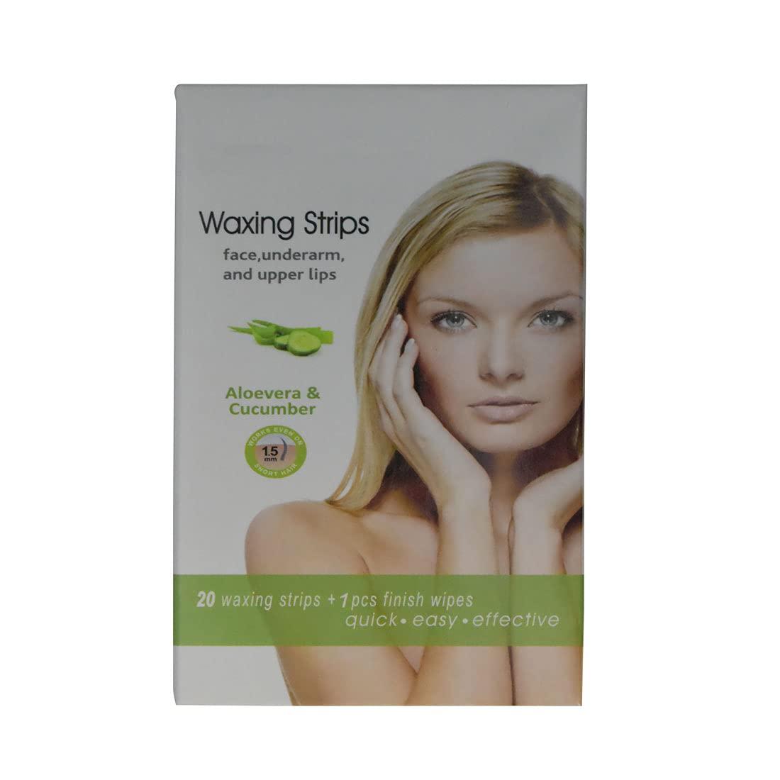 Kohinoor Hair Removal Wax Strips For Women (Face Underarm) (Aloe Vera)