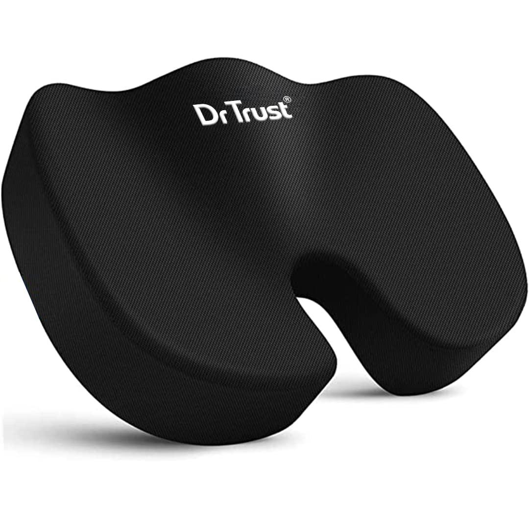 Dr Trust Dr Trust (USA Non-Slip Orthopedic Coccyx Seat Cushion for Tailbone & Sciatica Pain Relief Hip Support