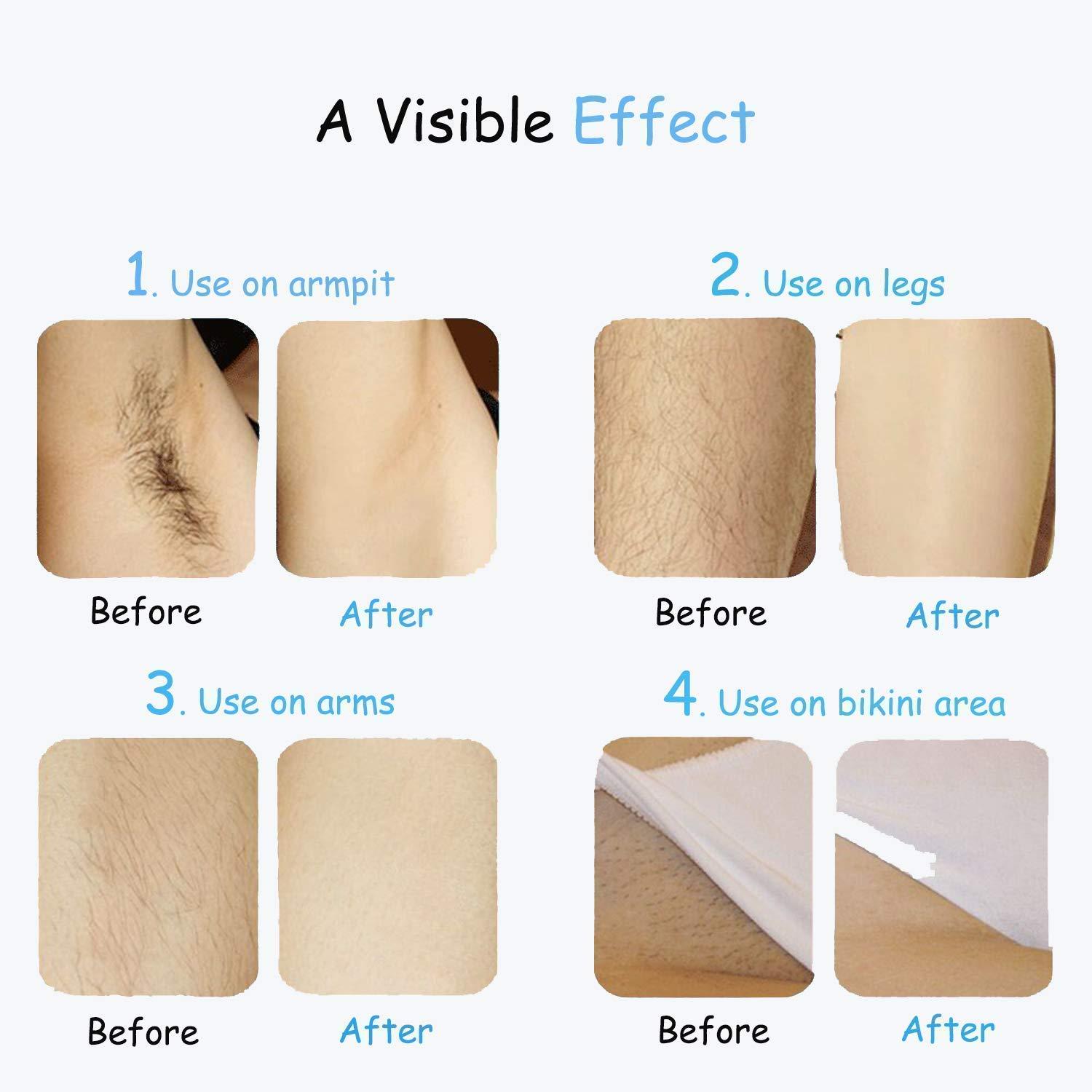 LRHAK LRHAK Wax Heater Machine Hair removal Wax Waxing Kit Chocolate Wax(600 gm), 30Wax Strips and Knife, Wax Kit Combo Wax For Women