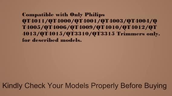 FAVHOME Comb For Philips Trimmer Models Qt3310 Qt3315 Qt3900 Qt4000 Qt4001 Qt4002 Qt4003 Qt4004 Qt4005 Qt4006 Qt4007 Qt4008 Qt4009 Qt4011 Qt4012 Qt4013 Qt4014 Qt4015 Suitable For Only These Models.