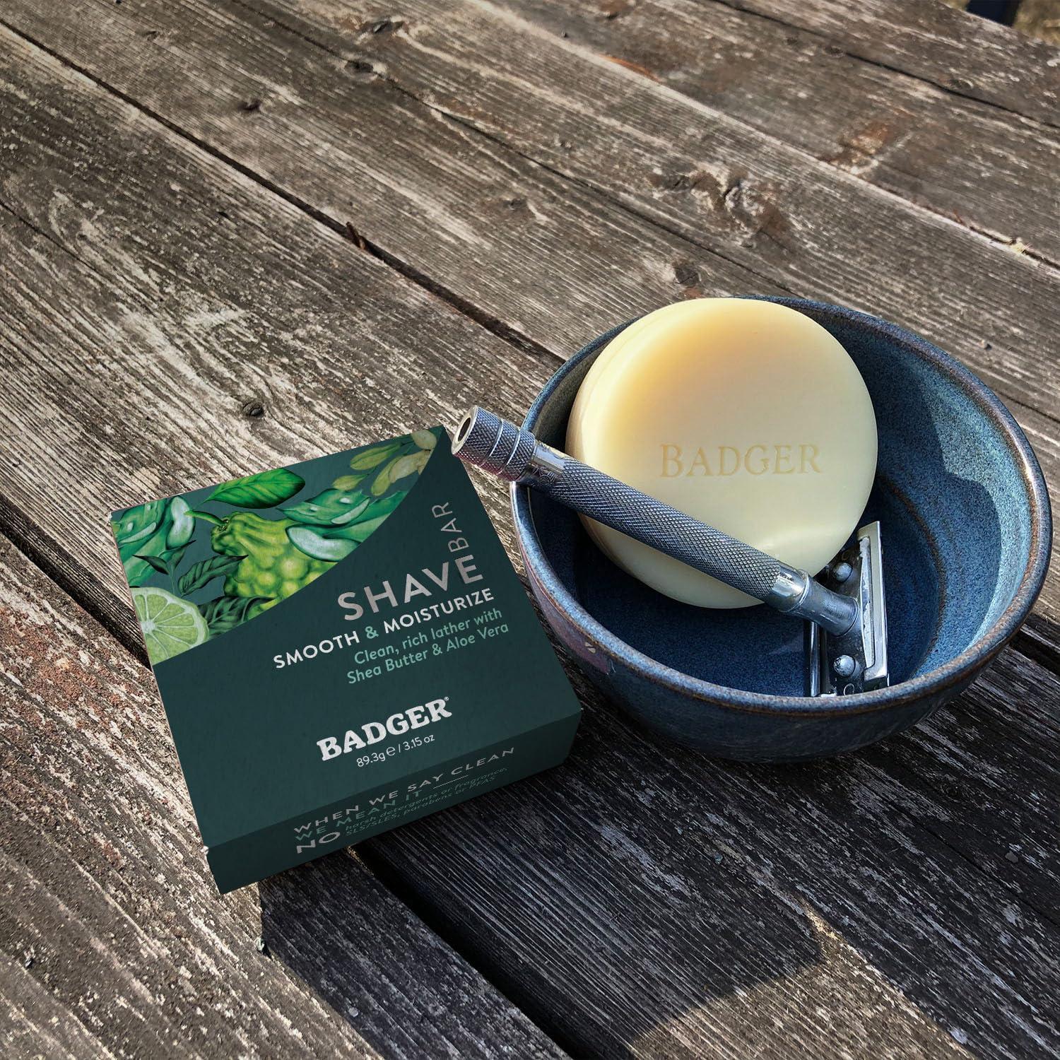 Badger Badger Balm - Shave Soap - Navigator Class Man Care - 3.15 oz bar