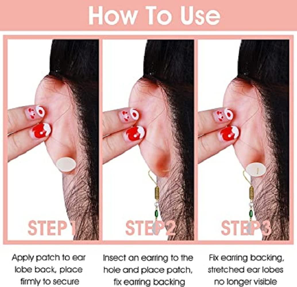 Generic Moud Super Soft Ear Lobe Support For Earrings/ Earlobe Support Patches/Ear Support For Heavy Earrings/Earring Supporter For Heavy Earrings/ ear Lobe support Patches/ Ear Patches For Heavy Earrings/Ear Stickers For Heavy Earrings/Ear Lobe Support Patc
