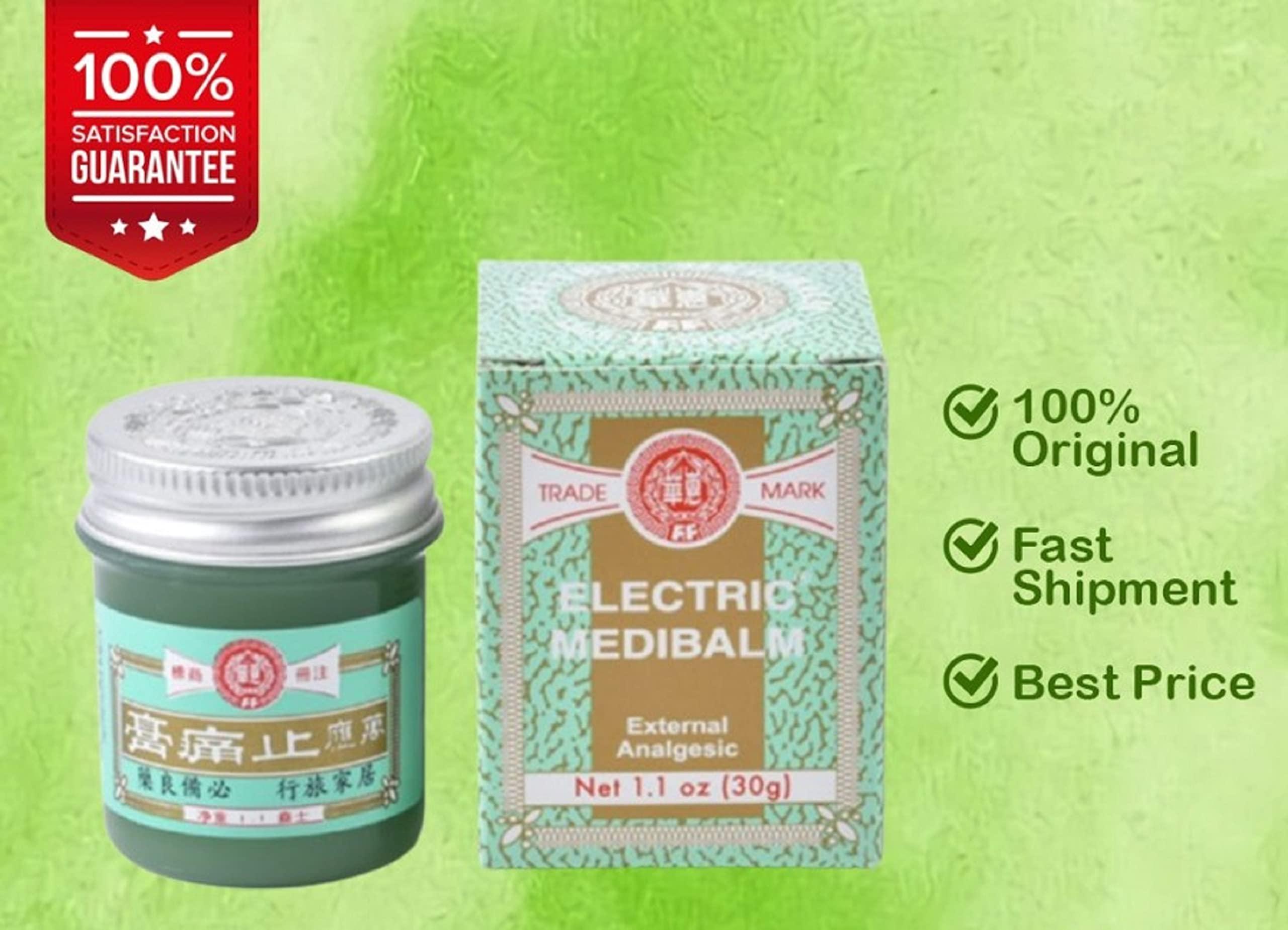 HANI PO HANI PO Electric MediBalm Balsem 30g - Singapore Product Pack of 1Pain relief balm | Oil for elder women | Men Pain relief balm for adult | Pain relief oil for women | Mens | Pain relief balm for girls | boys - Imported Products