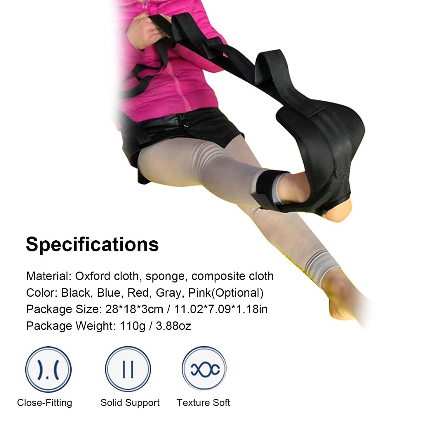 UBERSWEET Yoga Stretching Strap Ligaments of Leg Stretching Belt Plantar Stretch Band Foot Ankle Joint Correct Belt Taekwondo Gymnastics Exercises Strap/