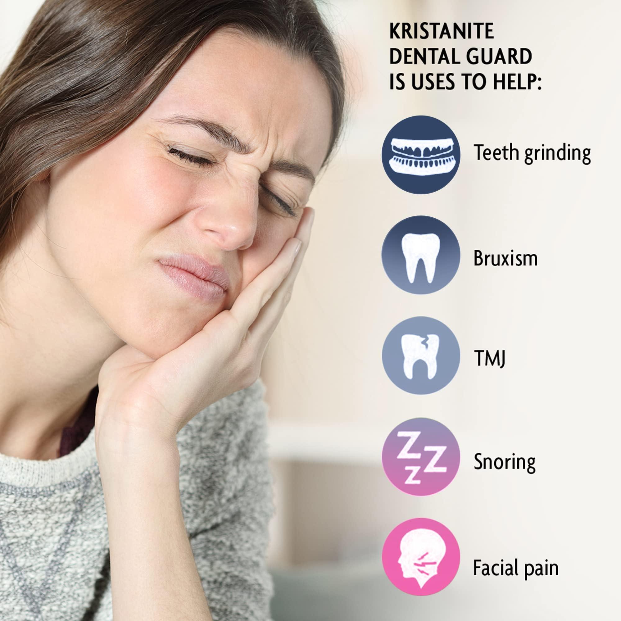 Ferenu Anti Teeth-Grinding Dental Guard-Ready to use-No Boiling or Molding, Slim, Sleek and Comfortable Works for Upper and Lower Jaw, relieves pain and corrects TMJ and Bruxism