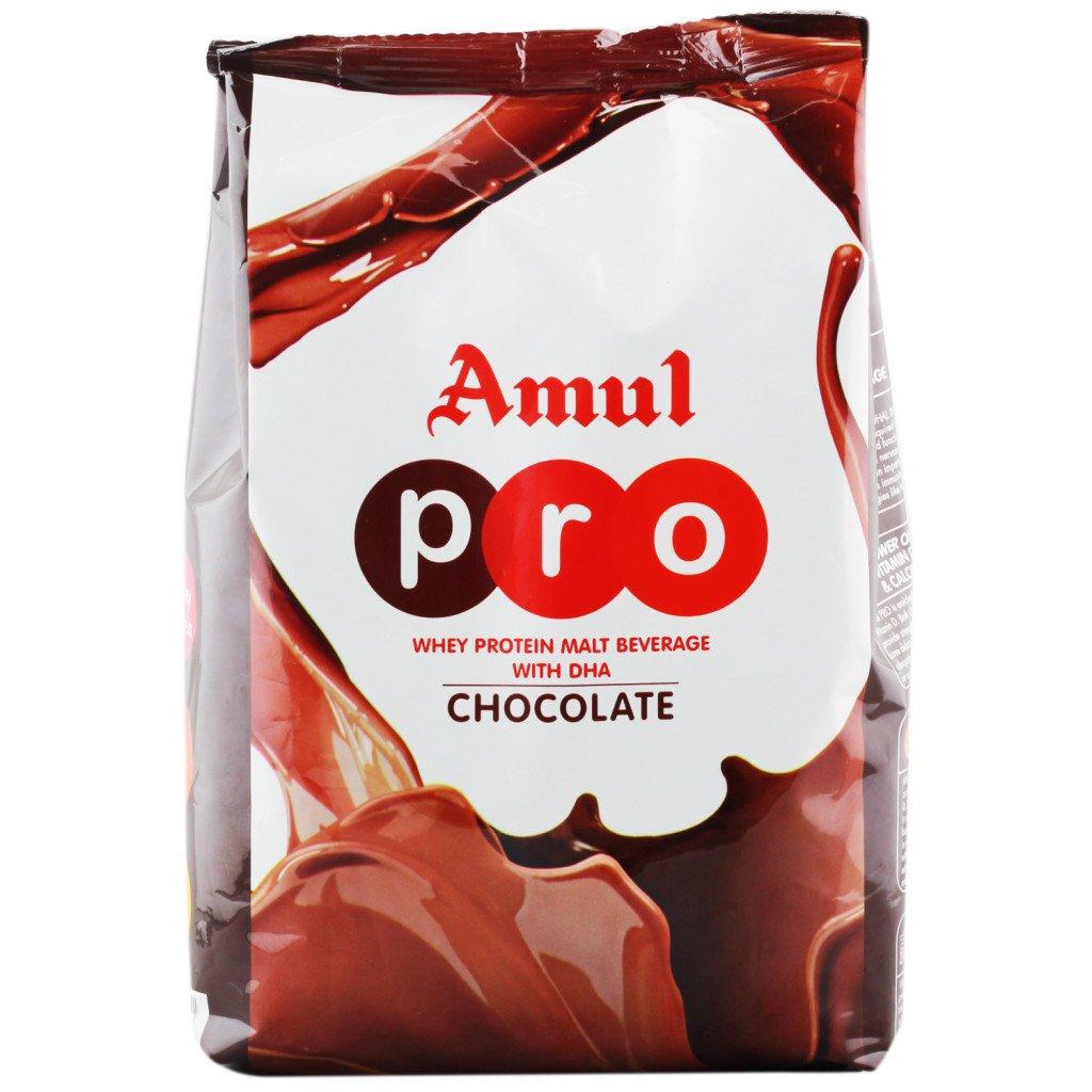 Amul Amul Pro Chocolate 500g Powder Pouch Pack of 3