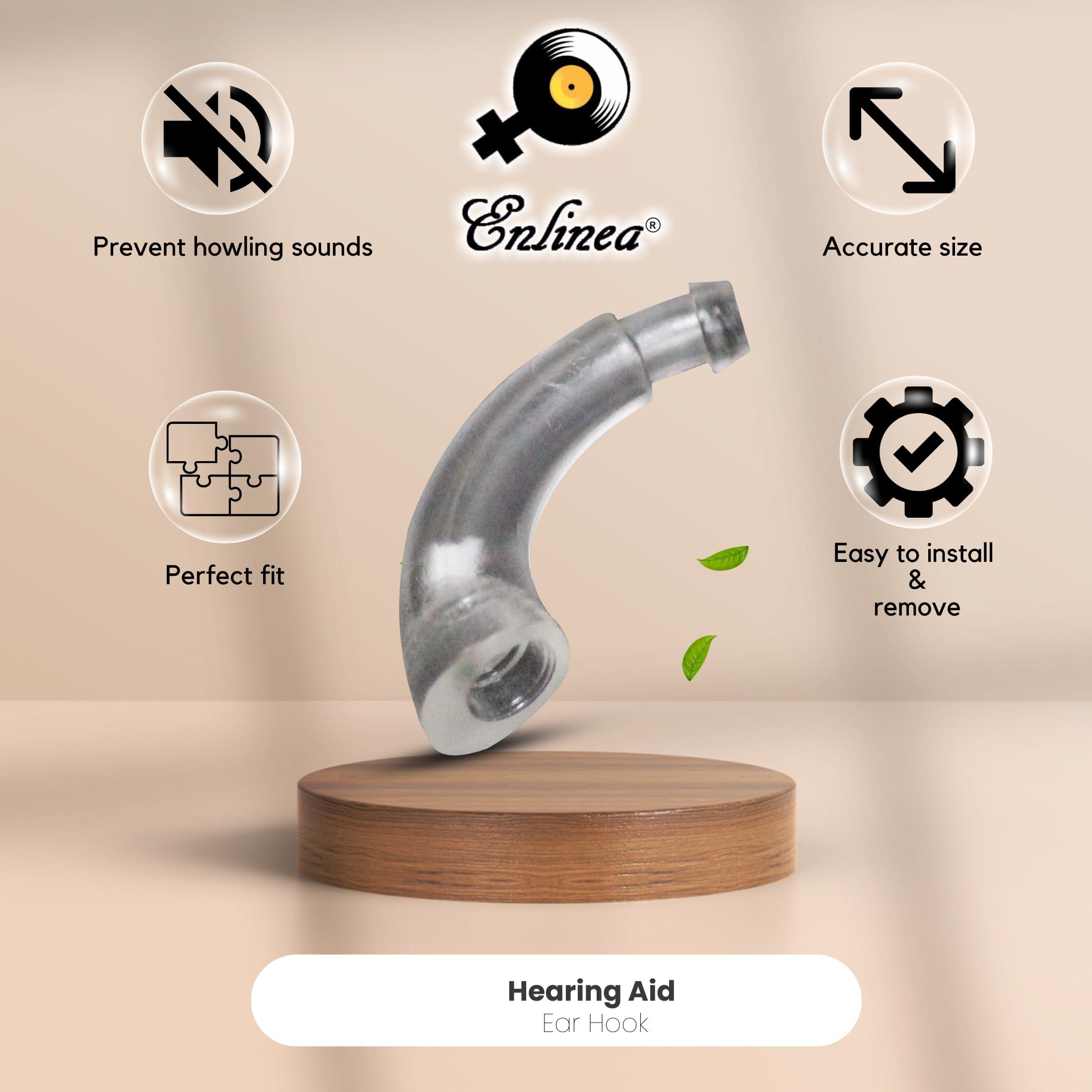 Enlinea ENLINEA Replacement Ear Hook for Phonak Sky Link M|| Hearing Devices Replacement Accessories | Easy Install | Durable ABS Material| Anti-Howling Ear Hook