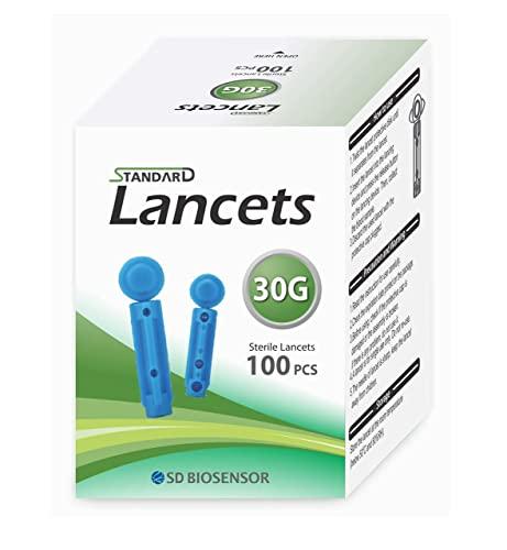 Standard Standard Sterile Disposable Round Blood Glucose Comfort Needle Glucometer Lancet - 100 (Pcs)