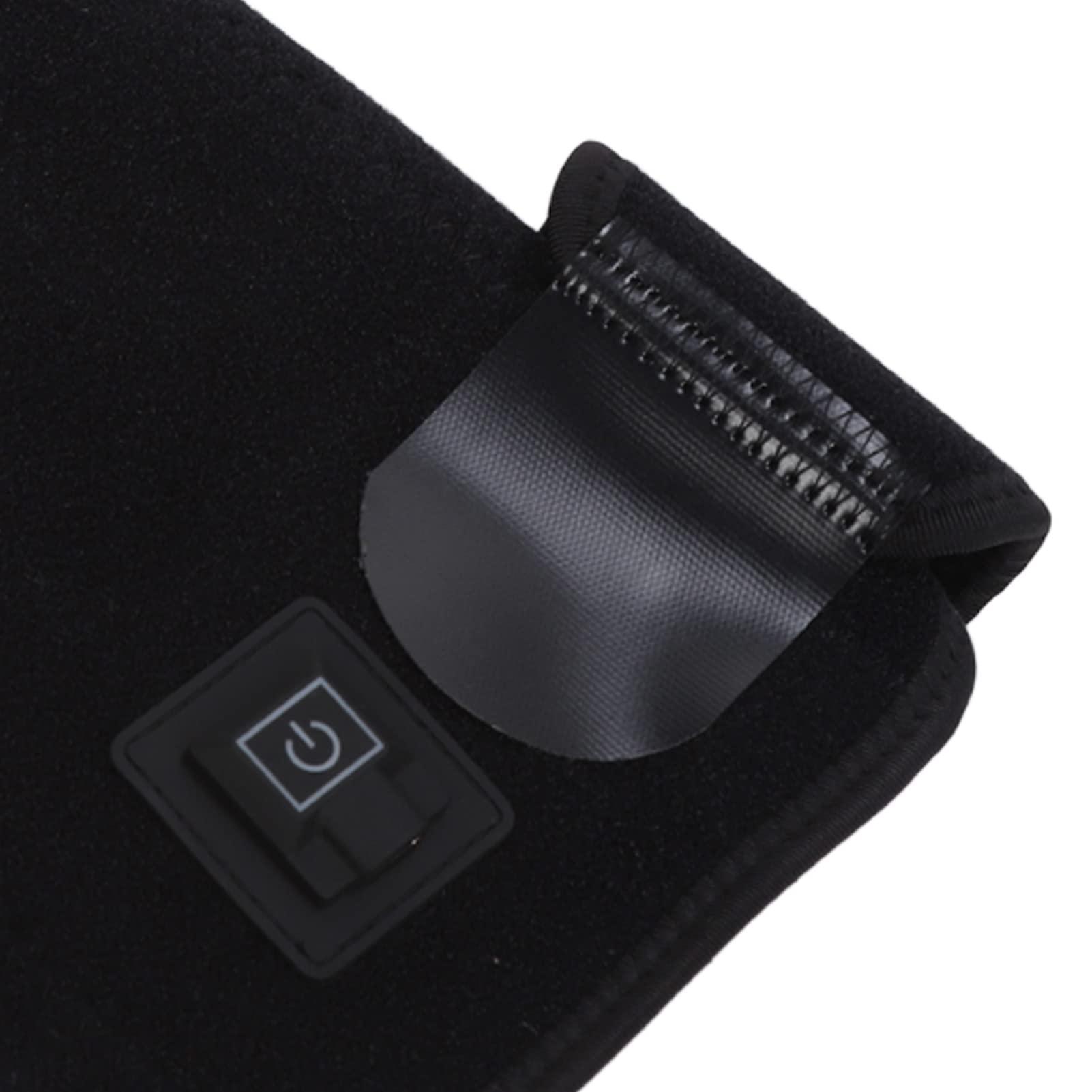 YWJAN Heated Elbow Wrap, Thermal Insulation Hot Therapy Heated Pad, 3 Level Heating Heated Arm Sleeve, Adjustable Heated Elbow Brace, Elbow Heating Pad for Tendonitis and Tennis Pain Relief