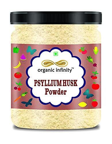 organic infinity Organic Infinity Psyllium Husk Powder / Isabgol Husk Powder - 100 Mesh ( sat-Isabgol Atta ) Fibre Support - 200 GM by Organic Infinity