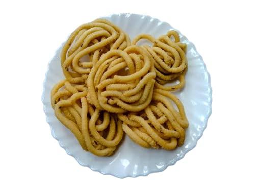 SR Foods SR Foods Sweets and Savouries Namkeen South Indian Special Corn Chakli, 250g | Chola Murukku( ) | Home Made | No Preservatives (Pack of 3)