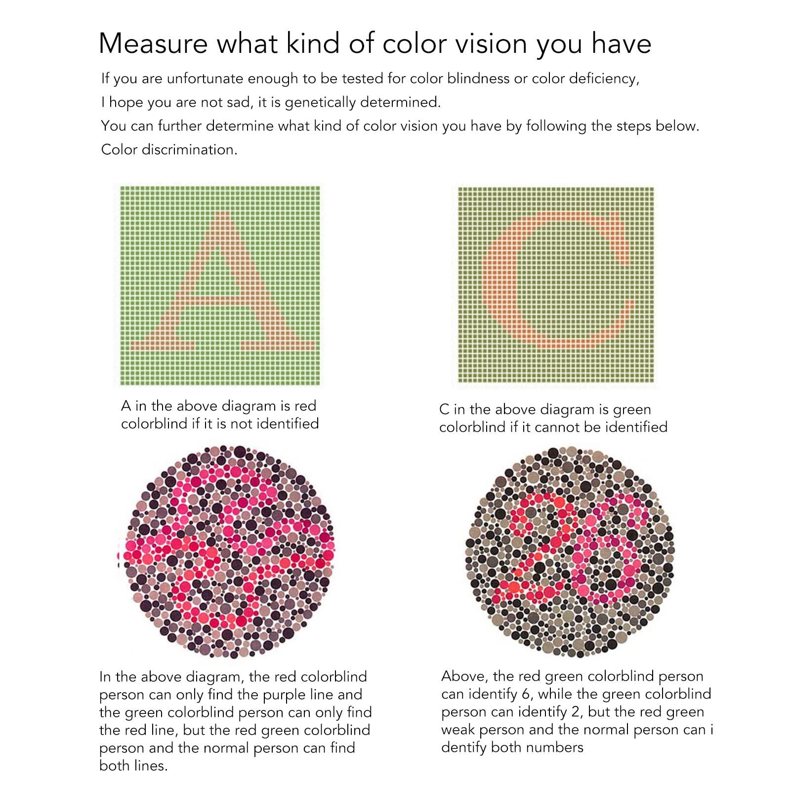 cooden Red Green Color Blind Glasses, PC Lens Stainless Steel Frame Colorblind Glasses for Men Women Colorblind Correcting Glasses for Red Green Blindness Indoor Outdoor Use (Red Frame)