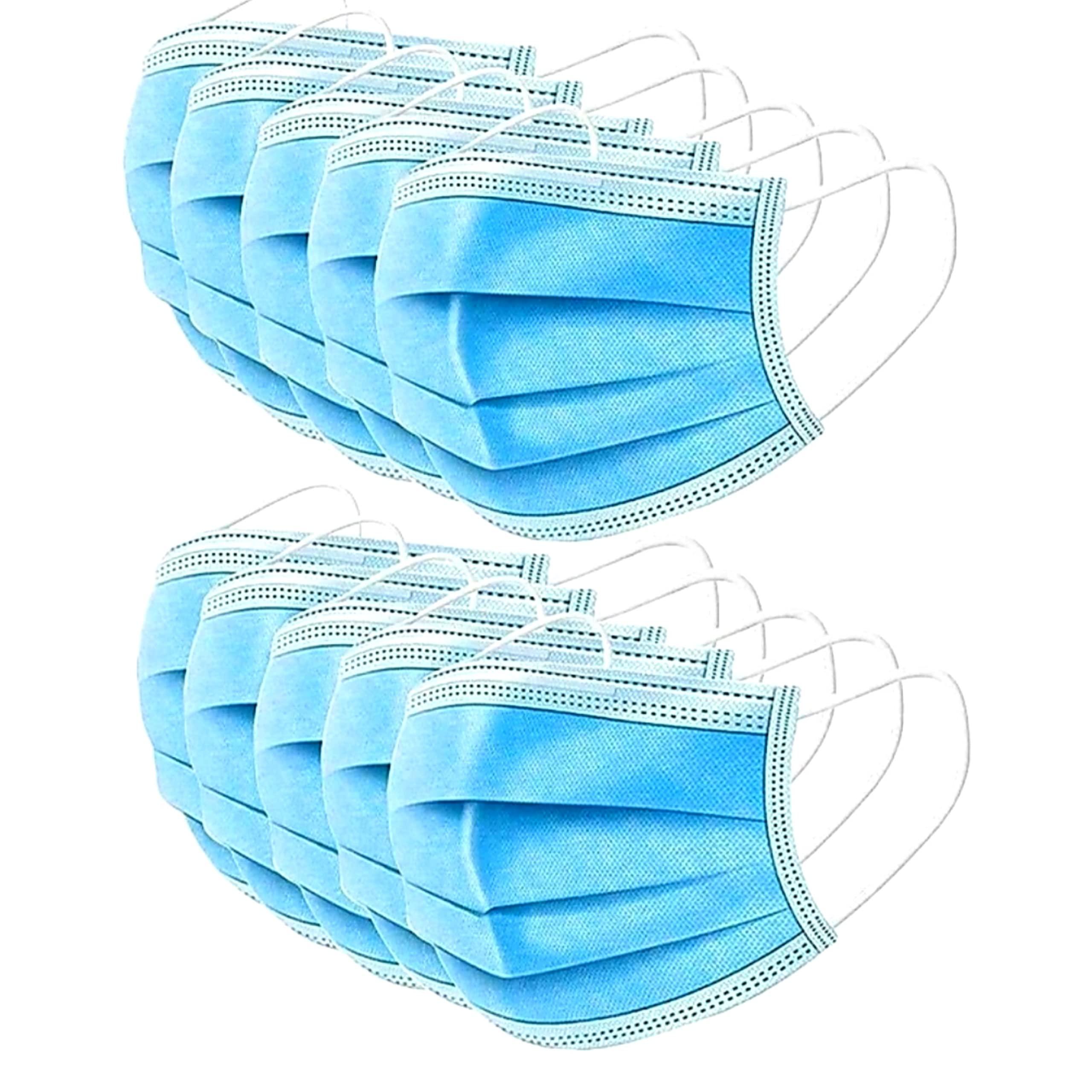 NavaFresh Basics Melt-Blown Fabric Disposable 3 Ply Surgical Mask