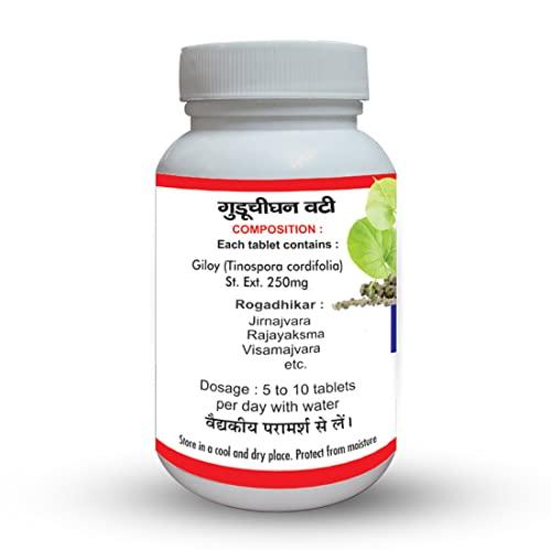 BASIC AYURVEDA BASIC AYURVEDA Samshamani Vati 60 Tablets Pack Of 4 | Giloy (Tinospora Cordifolia) Guduchi, Ghan Satva Bati | Certified Organic Natural 100 % Pure Immunity Booster | Rich In Antioxidants | A Powder Blend Of Natural Ingredients