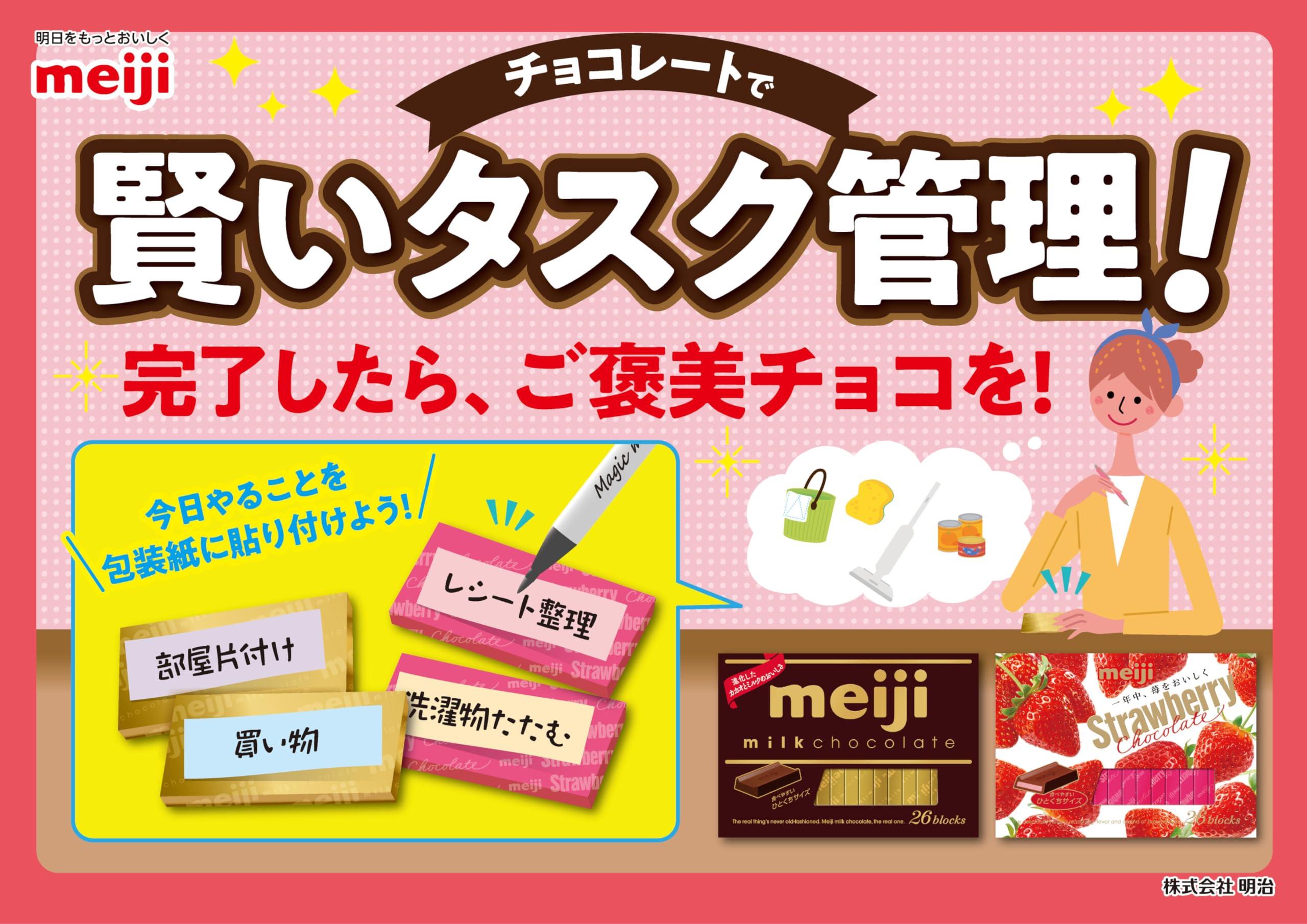 meiji Meiji Milk Chocolate BOX 120g (Pack of 2) (Made in Japan)
