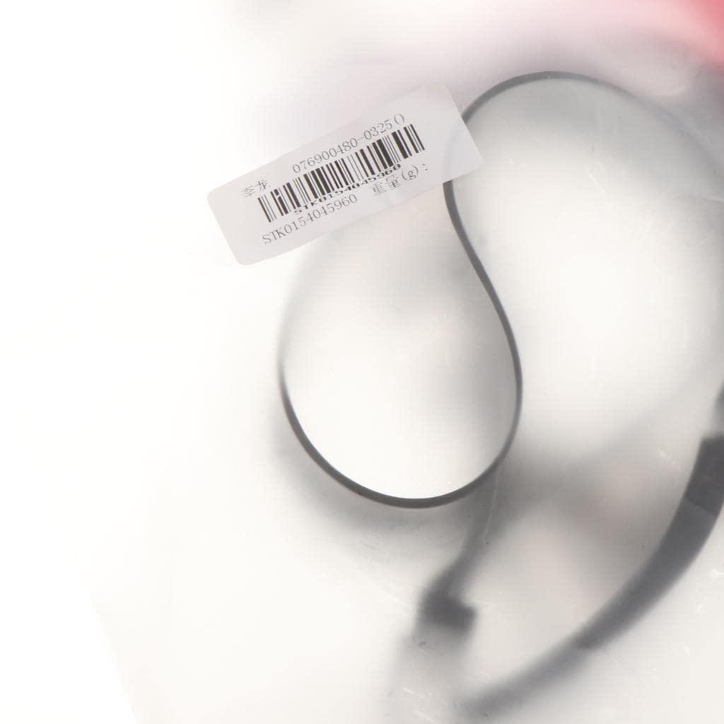 UJEAVETTE UJEAVETTE Swimming Center Snorkel Silicone Breathing Tube Adjustable Head Strap Red