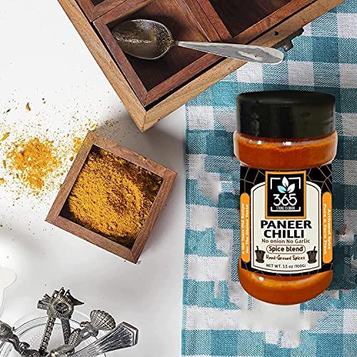 365 STORE TO DOOR 365 STORE TO DOOR Indian Spice – Jain Paneer Chilli Masala, 100 gm. | Homemade Powdered | for Healthy Cooking | Ready to use | All Seasonings Spices | Pure & Hygiene | Spice Mix – Pack of 1