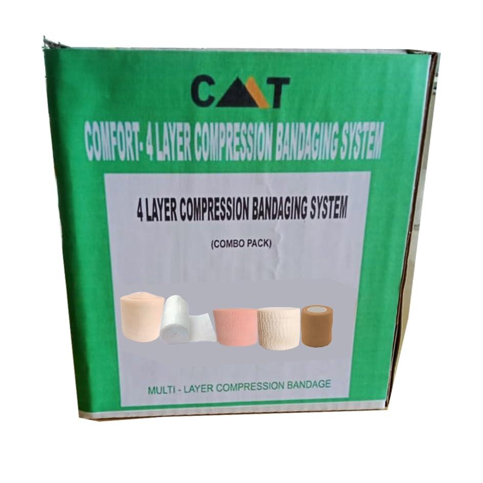 Generic Comfort 4 Layer compression bandaging system (COMBO PACK)