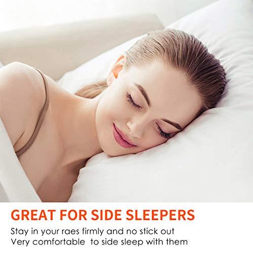 FUGOOD Ear Plugs for Sleeping, Moldable Silicone Earplugs Noise Cancelling(Orange,12pcs)