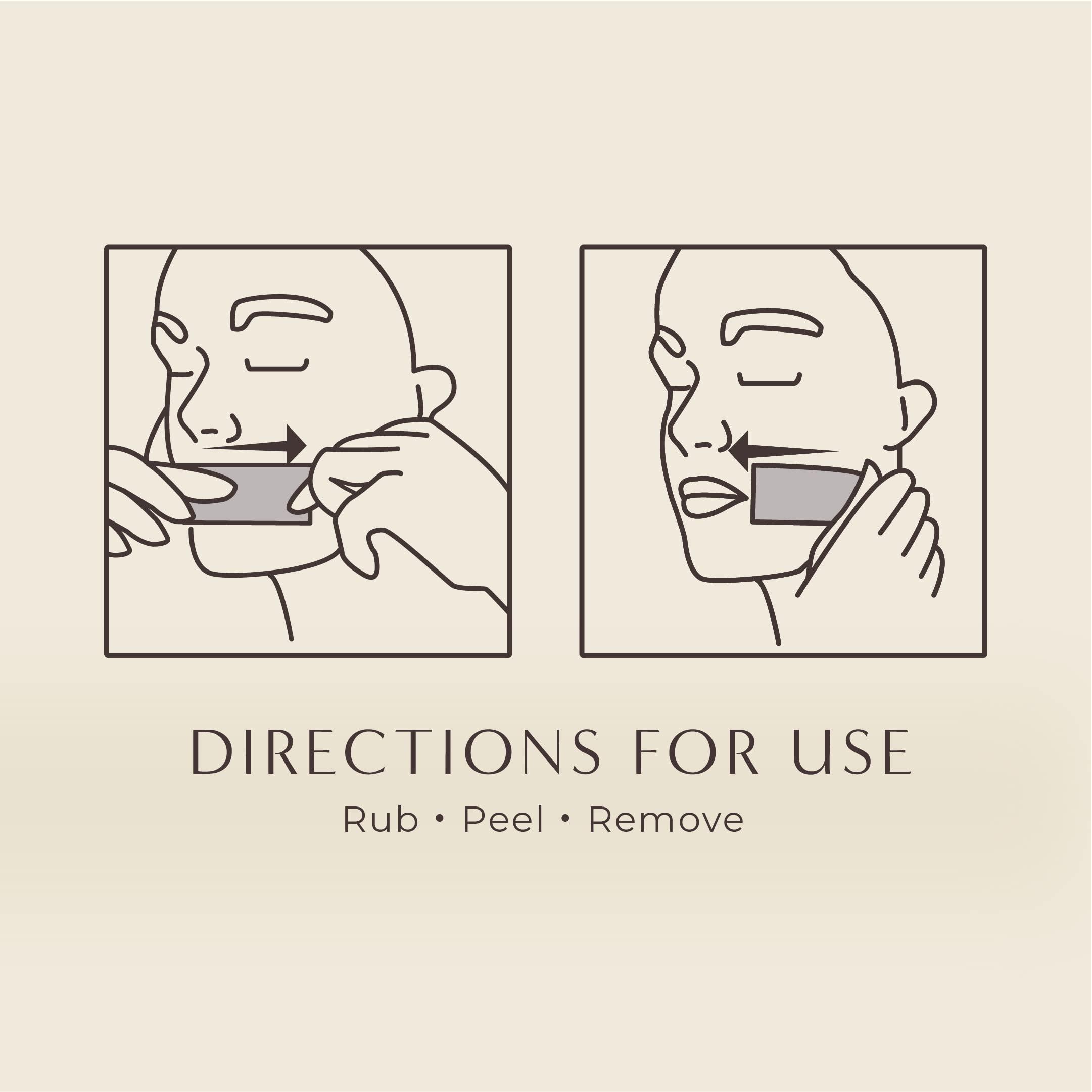 HoneyBee Honeybee Aloe Vera Facial Wax Strips | Waxing Strips for Women | For Upper Lips, Chin, Fingers & Toes | Hair Removal for Sensitive Skin | Pack of 2