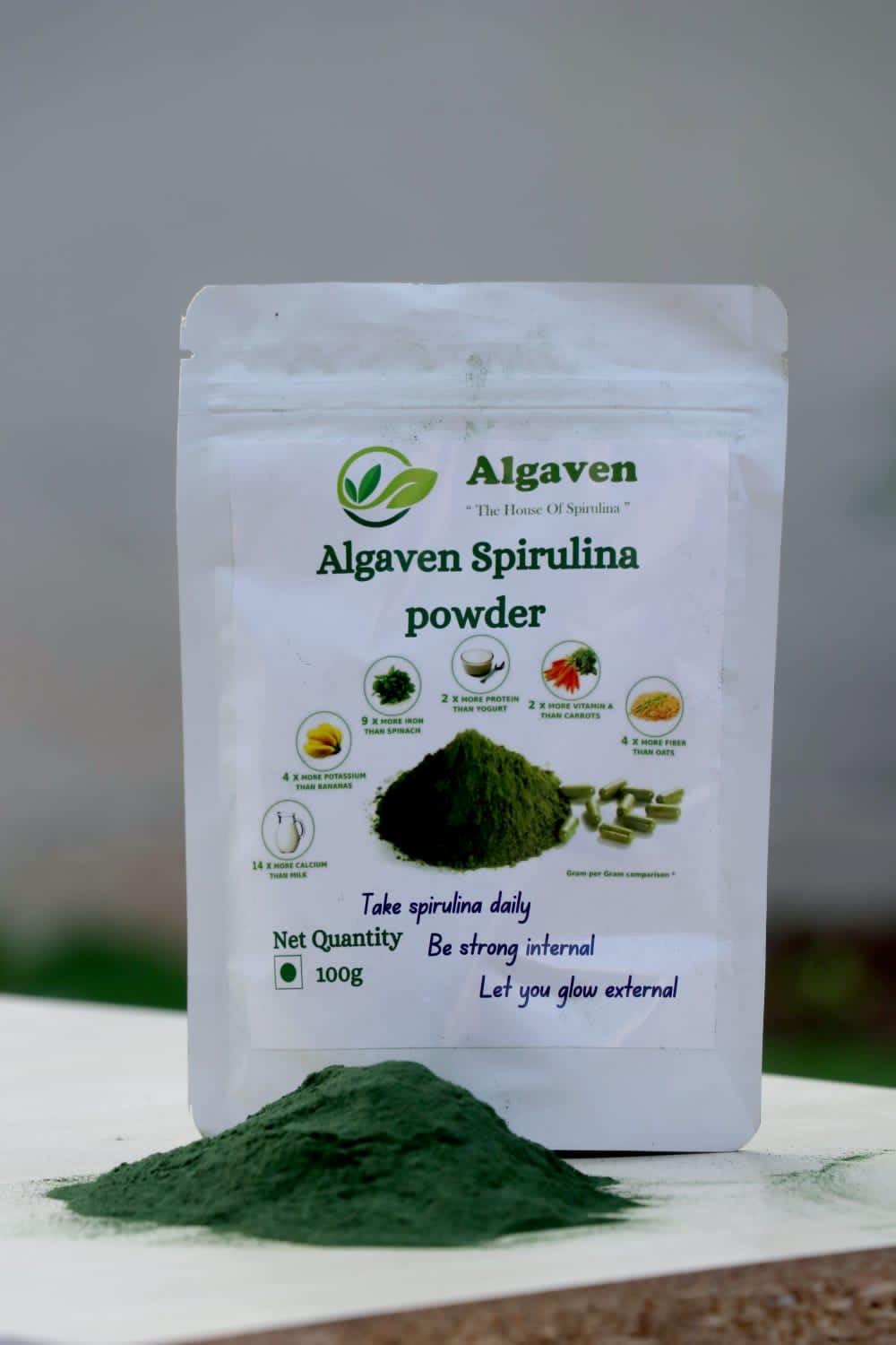 JE JE ENTERPRISES PRIVATE LIMITED ALGAVEN SPIRULINA POWDER