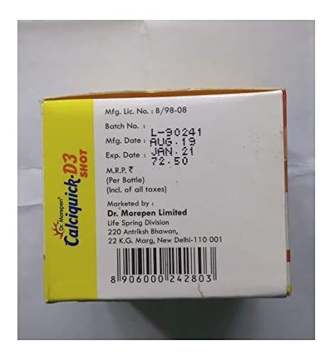 DOC-DOCTOR MOREPEN LIMITED Calciquick-D3 Shot Oral Solution 5Ml