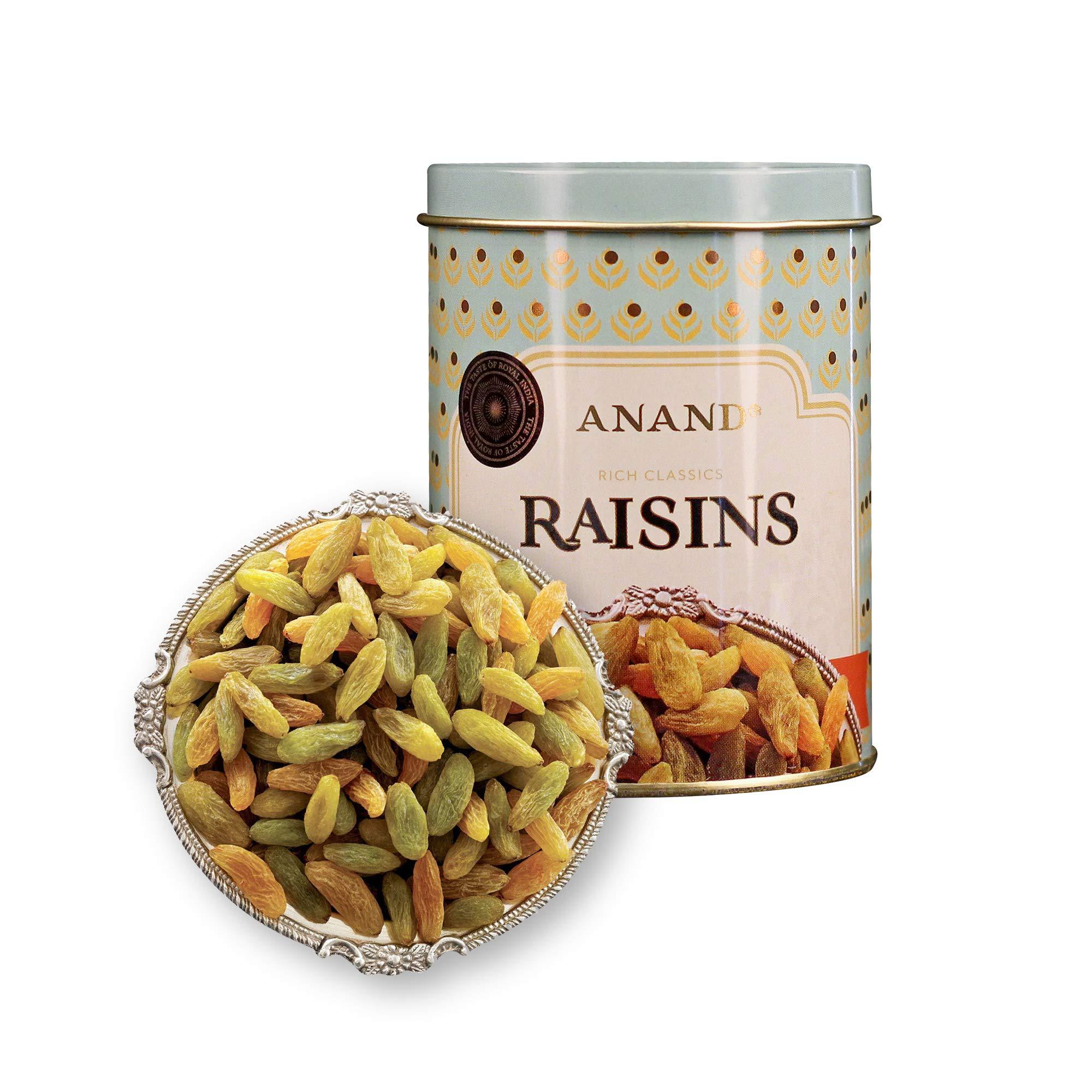 Anand Enterprises Anand Indian Raisins, 200g (Pack of 2) Tin