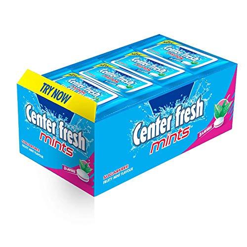 Center Fresh Mints Center Fresh Mint, Sugarfree Fruity Flavour, 108 g (Count of 24)