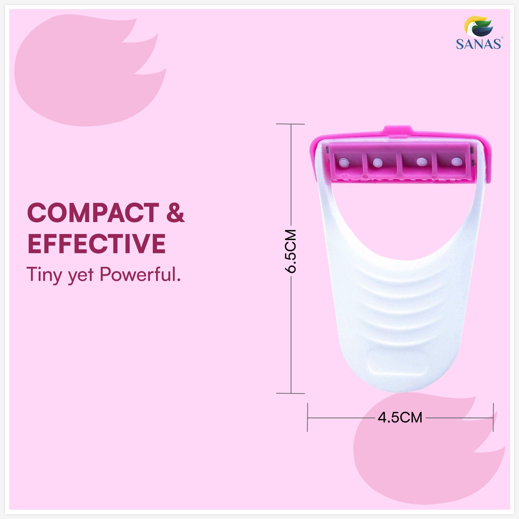 Actifit Actifit Women's Disposable Plastic Hair Razor & Bikini Shaving Razor For Women- Pack Of 1 (6 Pcs)