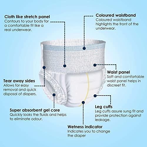 Kare In Kare In Large-XL Size Adult Pull Ups Pant Style Underwear 10Pcs / 1 Pack Diapers