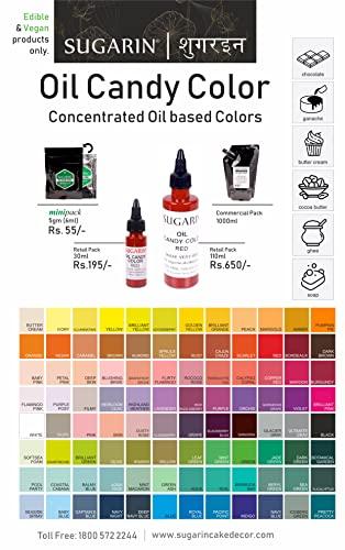 SUGARIN SUGARIN Oil Candy Color | for White Chocolate & Oil Based Products | Green | 30ml