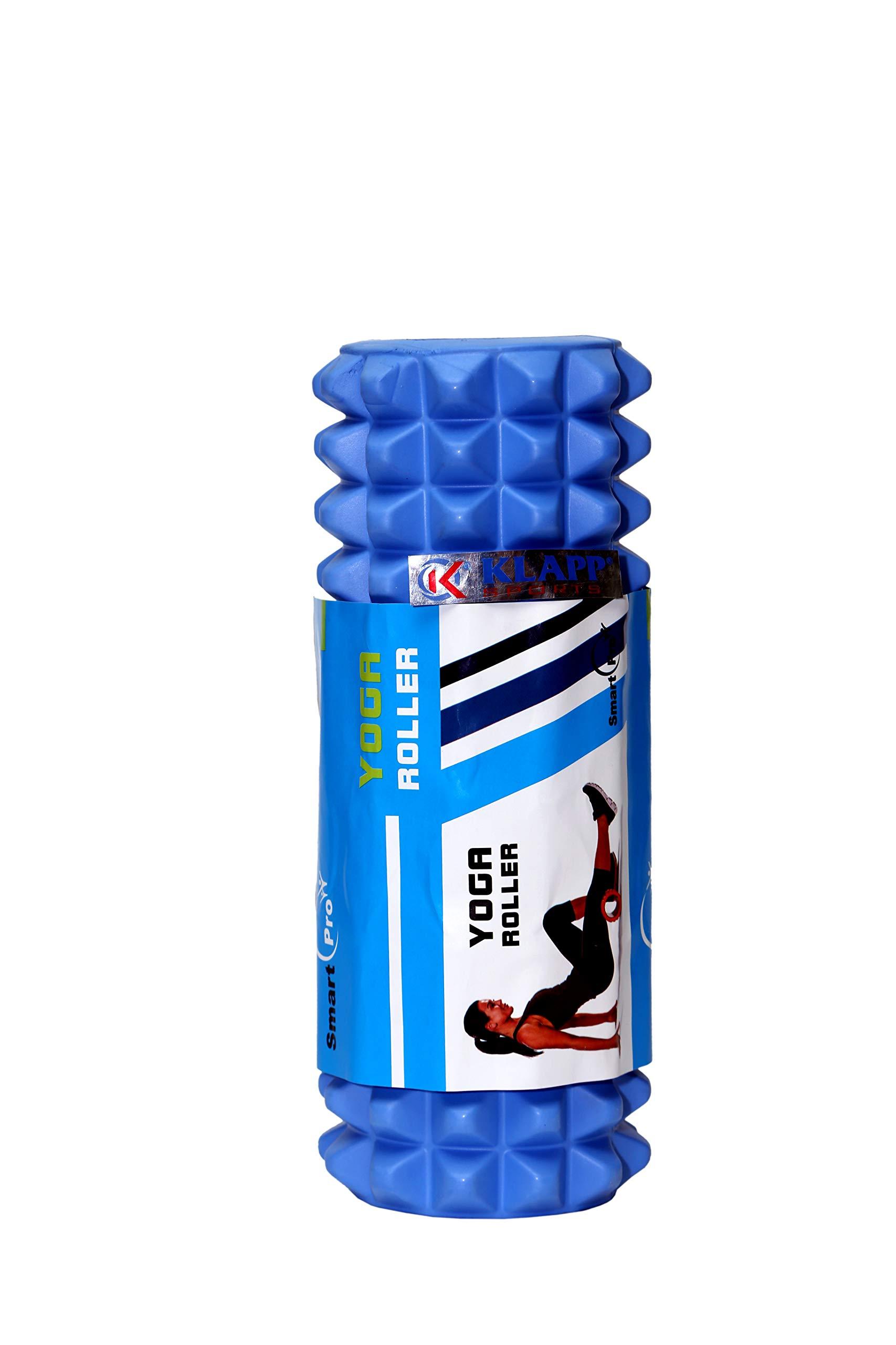 Klapp Klapp High Density Foam Roller For Deep Tissue Massage, Made In India (Blue)