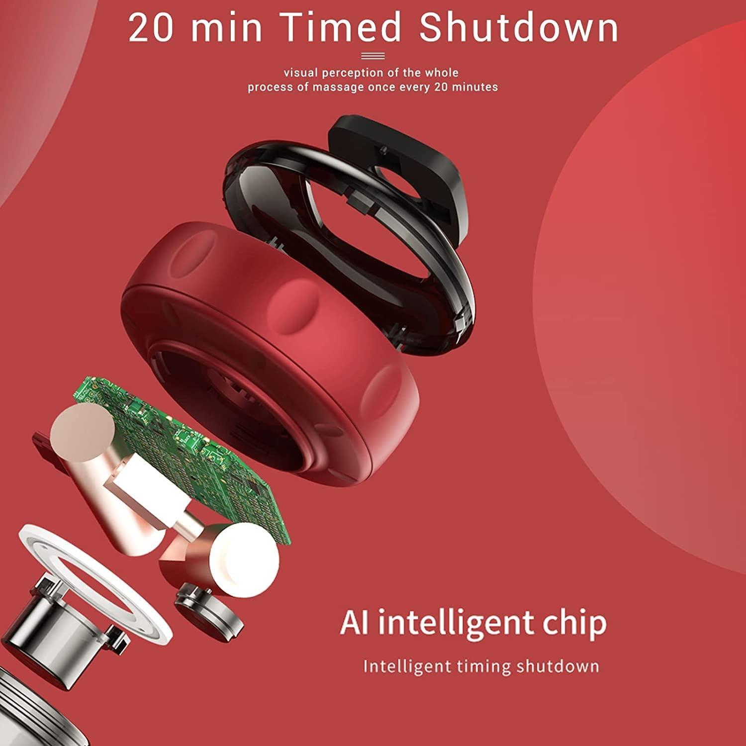 Acucare Acucare Massage House Electric Smart Cupping Device,Electric Vacuum Red Light Cupping Cups Therapy Massage Kit, Helps To Reduce Muscle Pain, Swelling and Inflammation