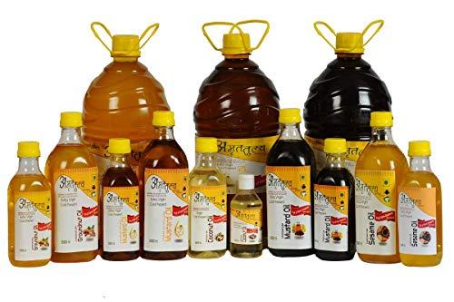 AMRITTULYA ORGANIC SCIENCE Extra Virgin Cold Pressed Premium Ground nut / penut Oil