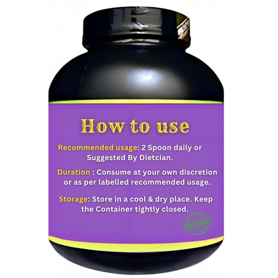 Generic Natural Weight Gainer Powder | Body Growth Strength | Muscle Gainer | Proteins | Whey Supplement | Weight Gain Powder | Flavor Chocolate | Pack of 1 | 500g