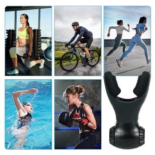 INFINIBYTE Breathing Trainer - Adjustable Resistance Respiratory Trainer for Running and Fitness, Enhances Respiratory Muscle Endurance (Second & Third Generation) (Second Generation)