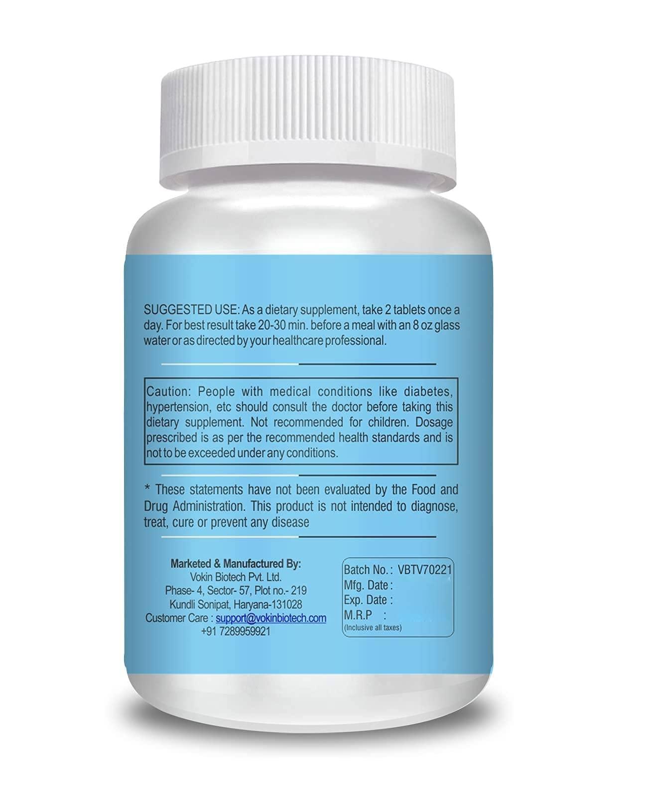 Vokin Biotech Vokin Biotech Topviz Complete Eye Health Formula To Maintain Healthy Eyes and Good Vision (60 Tablets)