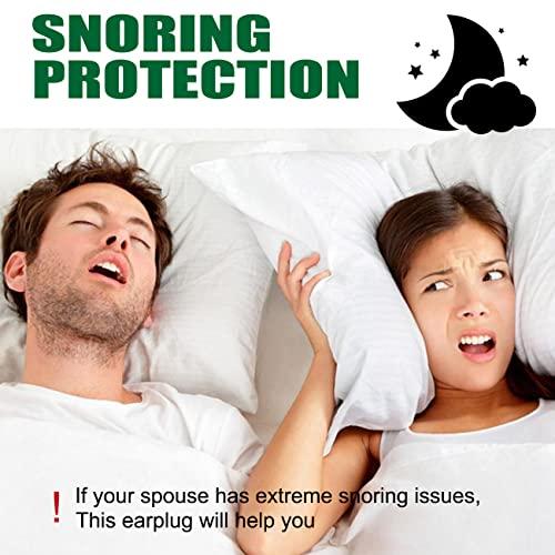 ToSSme ToSSme Silicone Ear Plugs for Sleeping Noise Cancelling Reusable Moldable Wax Earplugs for Swimming, Work, Airplane, SNR 30dB