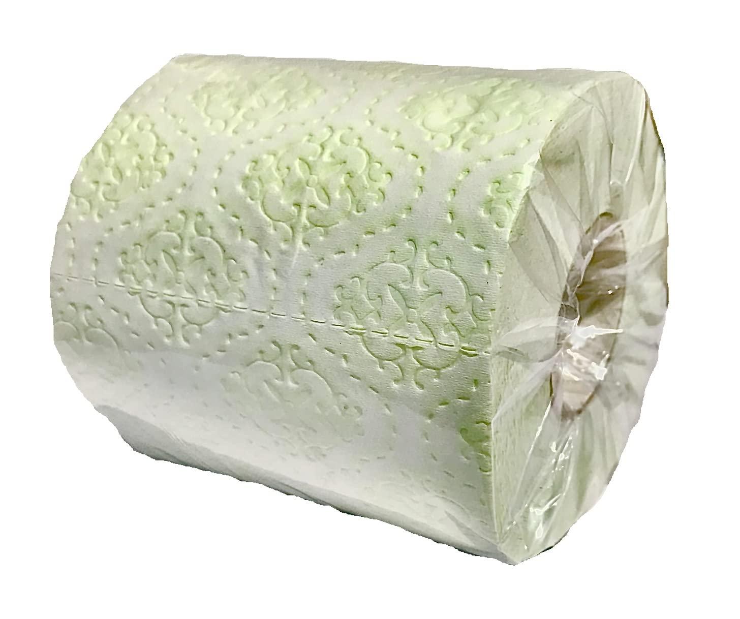 BROW BROW Toilet Paper Roll 12 Rolls 120 Pulls 4 Ply (Kelly Green)