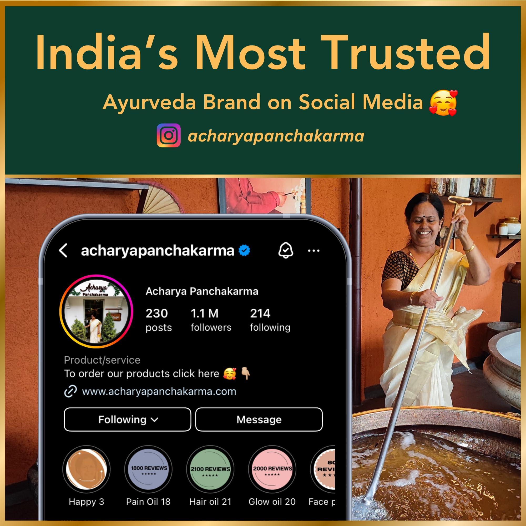 ACHARYA PANCHAKARMA Acharya Panchakarma Knee Pain Wrap with Kanaka Prabha Pain Oil Combo