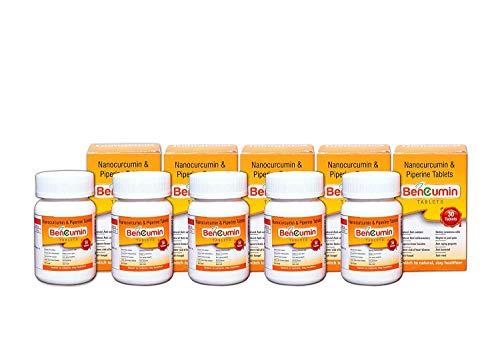 Bencumin Bencumin Nanocurcumin & Piperine tablets (Pack of 5)