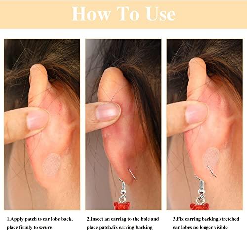 Ear lobe hot sale support tape