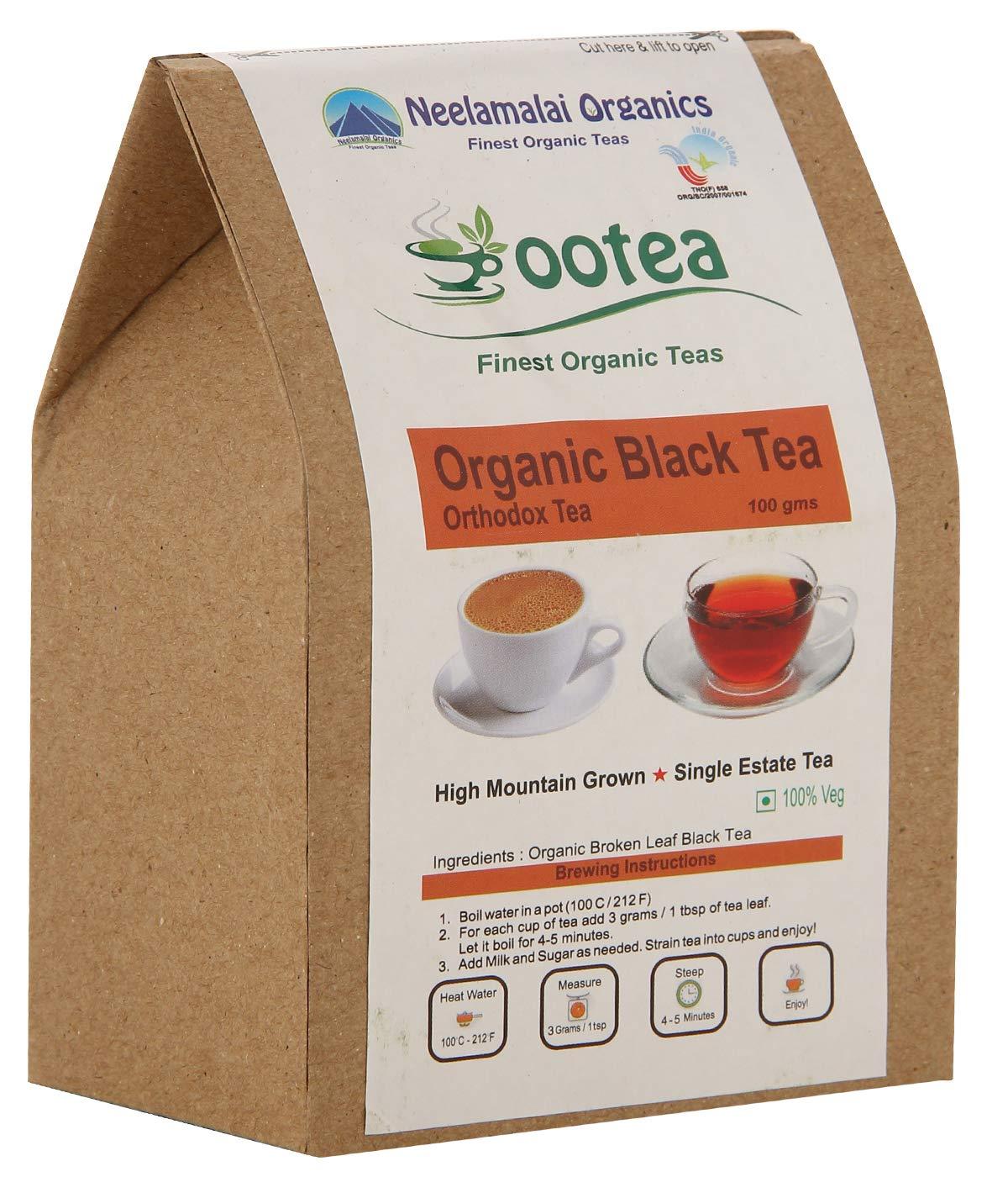 Ootea Ootea Organic Black Tea Powder, 100 grams (Small Broken leaves/BOP grade)