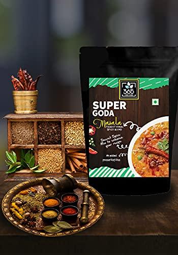 365 STORE TO DOOR 365 STORE TO DOOR Indian Spice – Super Goda Masala, 250 gm. | Homemade Powdered | for Healthy Cooking | Ready to use | All Seasonings Spices | Pure & Hygiene | Spice Mix – Pack of 1